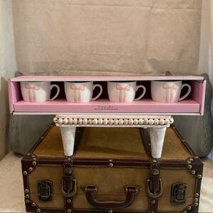 ⚡️Godinger Pink Bow Expresso Mugs